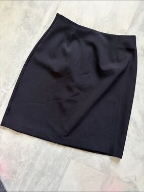Clio pencil Skirt work black at or above knee length high waisted size 6